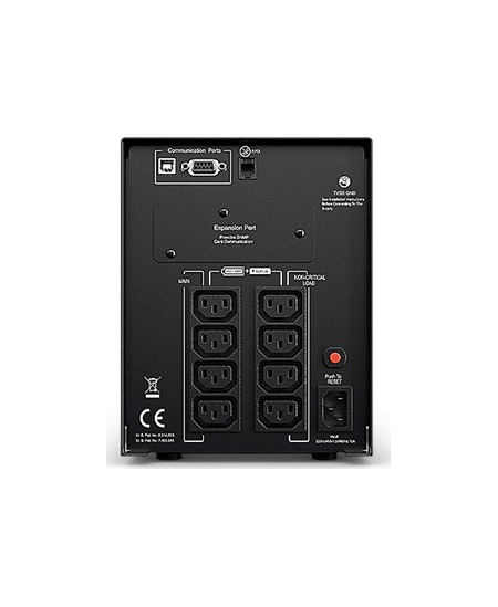 CyberPower | Smart App UPS Systems | PR1500ELCD | 1500 VA | 1350 W