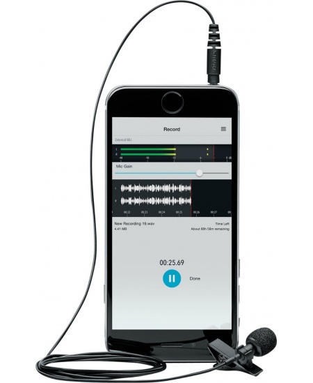 Shure MVL Lavalier Microphone for Smartphone or Tablet | Shure