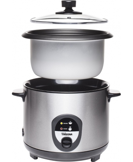 Tristar RK-6127 Rice cooker Black/Stainless steel, 500 W