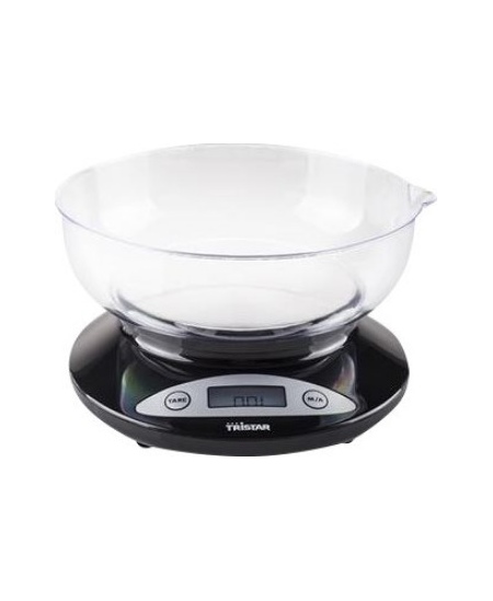 Tristar Kitchen scale KW-2430 Maximum weight (capacity) 2 kg, Graduation 1 g, Display type LCD, Black