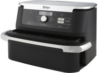 NINJA | Double Air Fryer | AF500EU Foodi FlexDrawer | Power 2470 W | Capacity 10.4 L | Black