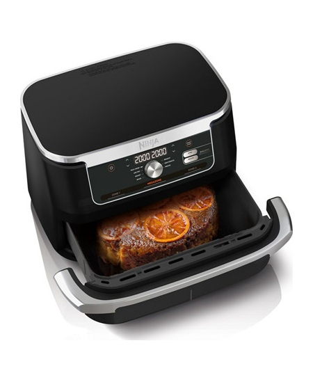 NINJA | Double Air Fryer | AF500EU Foodi FlexDrawer | Power 2470 W | Capacity 10.4 L | Black
