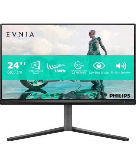 Philips 24M2N3200A/00 | 23.8 " | IPS | FHD | 16:9 | 180 Hz | 1 ms | 1920 x 1080 pixels | 300 cd/m² | HDMI ports quantity 2