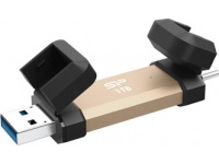 Silicon Power DS72 | 1000 GB | USB Type-A and USB Type-C 3.2 Gen 2 | Gold