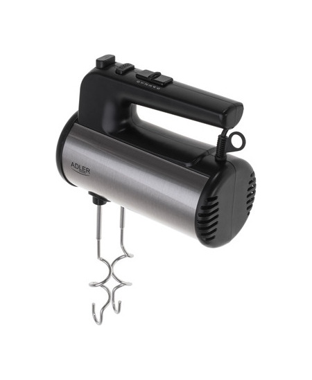 Adler Hand mixer | AD 4232 | Hand Mixer | 900 W | Number of speeds 5 | Turbo mode | Black/Stainless Steel