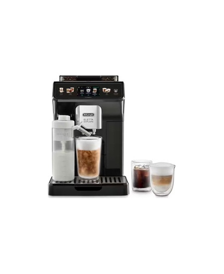 Delonghi Coffee Maker | ECAM450.65.G Eletta Explore | Pump pressure 19 bar | Built-in milk frother | Automatic | 1450 W | Grey