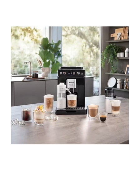 Delonghi Coffee Maker | ECAM450.65.G Eletta Explore | Pump pressure 19 bar | Built-in milk frother | Automatic | 1450 W | Grey