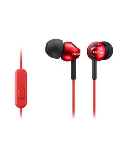 Sony In-ear Headphones EX series, Red Sony MDR-EX110AP In-ear, Red