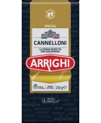 Makaronai  ARRIGHI Cannelloni, dideli vamzdeliai, 250 g