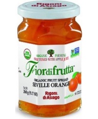 Užtepas FIORDIFRUTTA, apelsinų, ekologiškas, 60%, 260 g LT-EKO-001