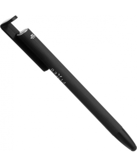 Fixed | Pen With Stylus and Stand | 3 in 1 | Pencil | Stylus for capacitive displays; Stand for phones and tablets | Black