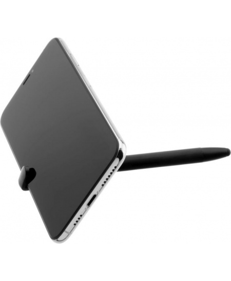 Fixed | Pen With Stylus and Stand | 3 in 1 | Pencil | Stylus for capacitive displays; Stand for phones and tablets | Black