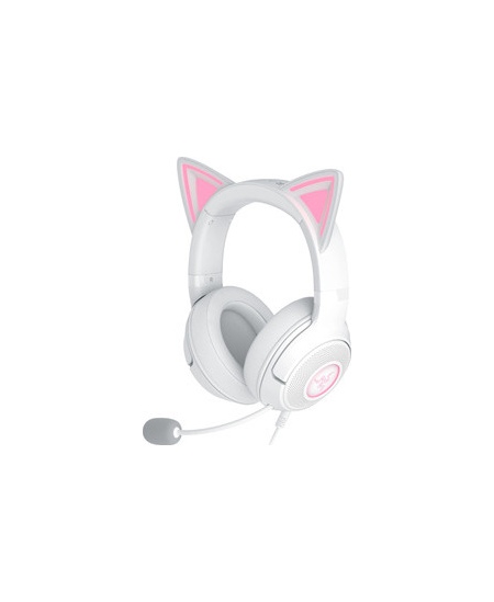Razer Headset | Kraken Kitty V2 | Wired | Over-ear | Microphone | Noise canceling | White