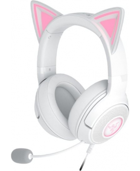Razer Headset | Kraken Kitty V2 | Wired | Over-ear | Microphone | Noise canceling | White