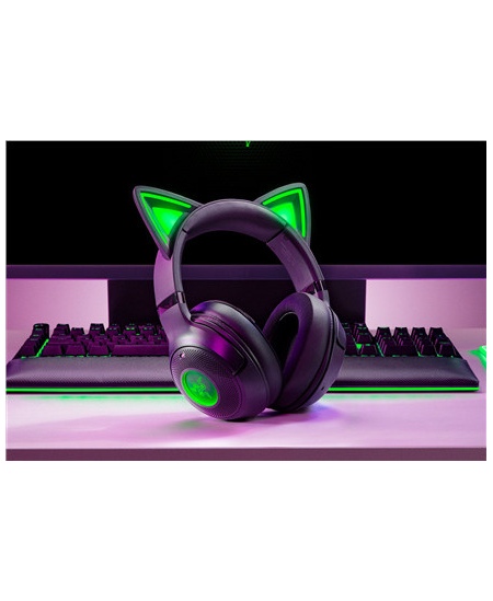 Razer Headset | Kraken Kitty V2 BT | Bluetooth | Over-ear | Microphone | Noise canceling | Wireless | Black