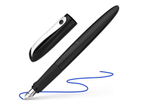 Plunksnakotis Wavy, juodos spalvos korpusas