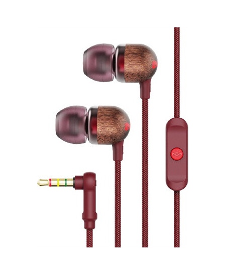 Marley Earbuds  Smile Jamaica Built-in microphone, Wired, In-Ear, Red