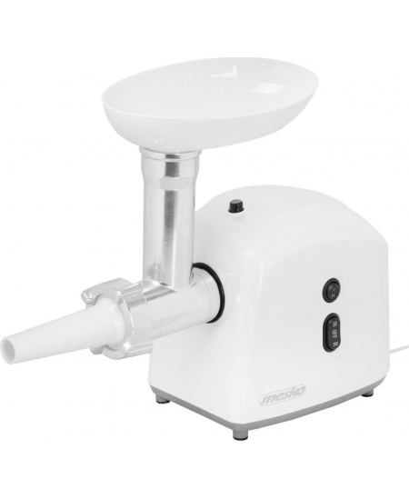 Mesko MS 4805 Meat mincer, Power 600W, Bowl, Middle size sieve, Mince sieve, Poppy sieve, Plunger, Sausage filler Mesko Mesko MS