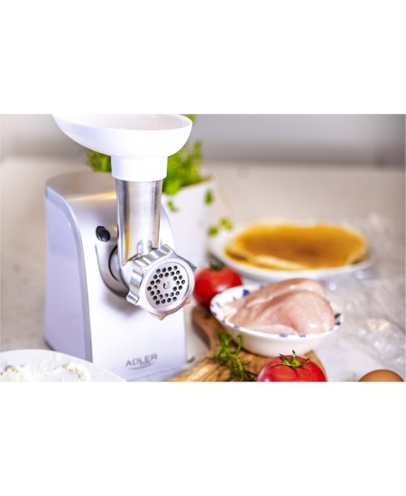 Adler | Meat mincer | AD 4808 | White | 350 W