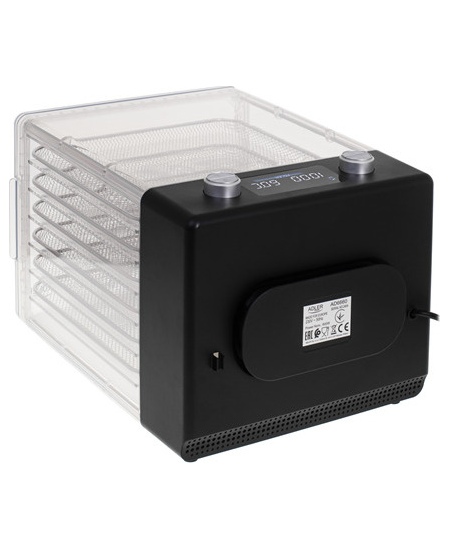 Adler | Food Dehydrator | AD 6660 | Power 600 W | Number of trays 6 | Integrated timer | Black