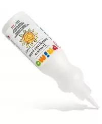 Guašas ergonomiškame buteliuke PRIMO, baltos spalvos, 50 ml