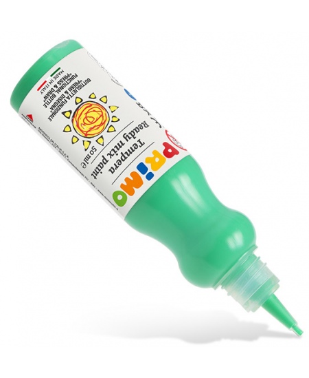 Guašas ergonomiškame buteliuke PRIMO, žalios spalvos, 50 ml