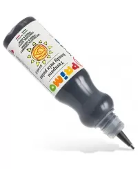 Guašas ergonomiškame buteliuke PRIMO, juodos spalvos, 50 ml