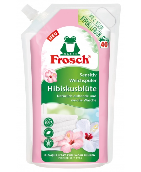 Audinių minkštiklis FROSCH, kinrožių kvapo, 1l