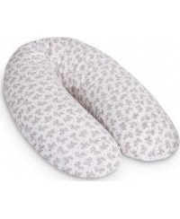 CebaBaby maitinimo pagalvė dżersej multi, lapeliai rožiniai, W-741-000-743