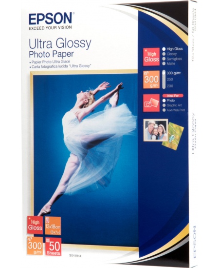 Ultra Glossy Photo Paper | 300 g/m² | 13 x 18 cm | Photo Paper