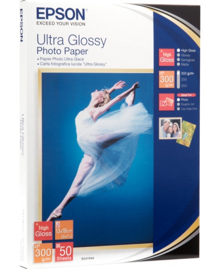Ultra Glossy Photo Paper | 300 g/m² | 13 x 18 cm | Photo Paper