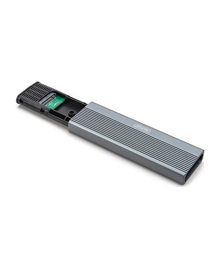 Digitus USB M.2 hard disk enclosure, SSD, external, NVMe, 10Gbps, USB 3.1 Gen2 | DA-71120-1
