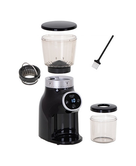 Adler | Coffee Grinder | AD 4450 Burr | 300 W | Coffee beans capacity 300 g | Number of cups 1-10 pc(s) | Black