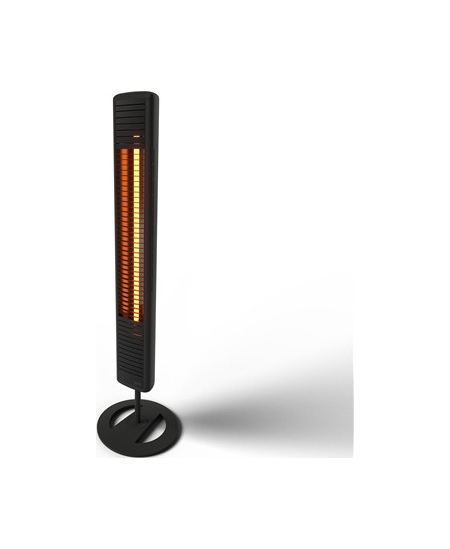 Mill | Outdoor Heater | OH2000ULGPFLOOR | Patio heater | 2000 W | Black | IP65