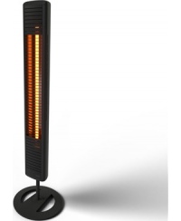 Mill | Outdoor Heater | OH2000ULGPFLOOR | Patio heater | 2000 W | Black | IP65