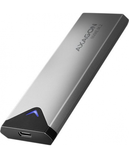 AXAGON External SuperSpeed+ USB-C metal box for M.2 NVMe SSD disks having sizes of up 42 to 80 mm | EEM2-UG2