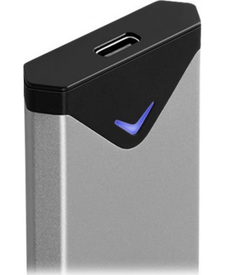 AXAGON External SuperSpeed+ USB-C metal box for M.2 NVMe SSD disks having sizes of up 42 to 80 mm | EEM2-UG2