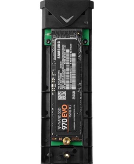 AXAGON External SuperSpeed+ USB-C metal box for M.2 NVMe SSD disks having sizes of up 42 to 80 mm | EEM2-UG2