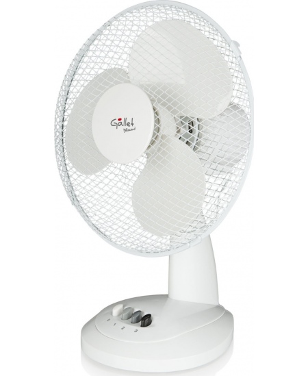 Gallet VEN12 Desk Fan, Number of speeds 3, 35 W, Oscillation, Diameter 30 cm, White