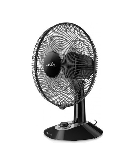 ETA Zefir ETA160790010  Table Fan, Number of speeds 3, 45 W, Oscillation, Diameter 30 cm, Black