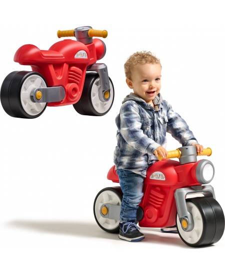Falk Jeździk Biegowy Ciche Koła Motor Prem1er Retro Czerwony 1+