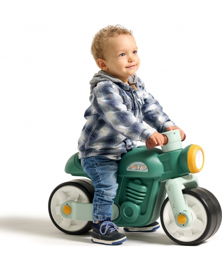 Falk Jeździk Biegowy Ciche Koła Motor Prem1er Retro Zielony 12+