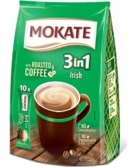Kavos gėrimas MOKATE 3in1 Irish, maišelyje 10 x 17g