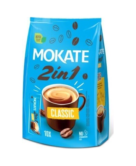 Kavos gėrimas MOKATE 2in1 Classic, maišelyje, 10 x 8g