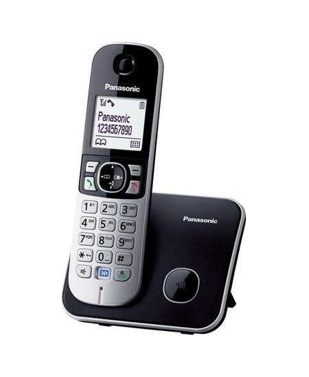 Panasonic | Cordless phone | KX-TG6811FXM | Built-in display | Caller ID | Metallic Grey