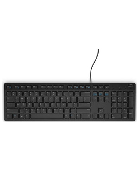 Dell | Keyboard | KB216 | Multimedia | Wired | NORD | Black
