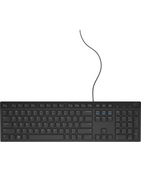 Dell | Keyboard | KB216 | Multimedia | Wired | NORD | Black