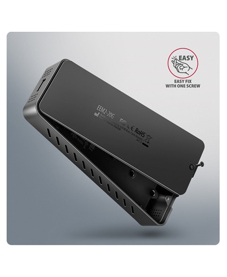 AXAGON USB-C 20Gbps - M.2 NVMe SSD ARMORED Box | EEM2-20G