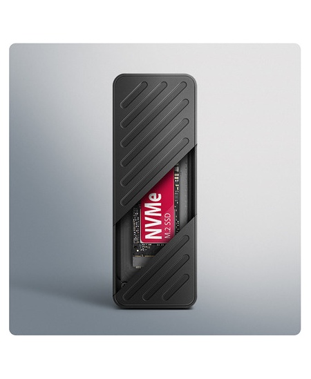 AXAGON USB-C 20Gbps - M.2 NVMe SSD ARMORED Box | EEM2-20G