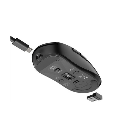 Fury Gaming Mouse | Tanto T4 | Wired/Wireless | 2.4 GHz, Bluetooth, USB | Black